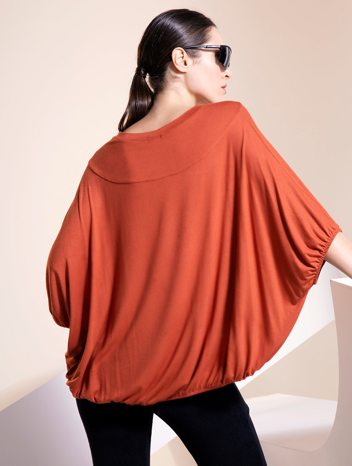 Blusa Malha Morcego