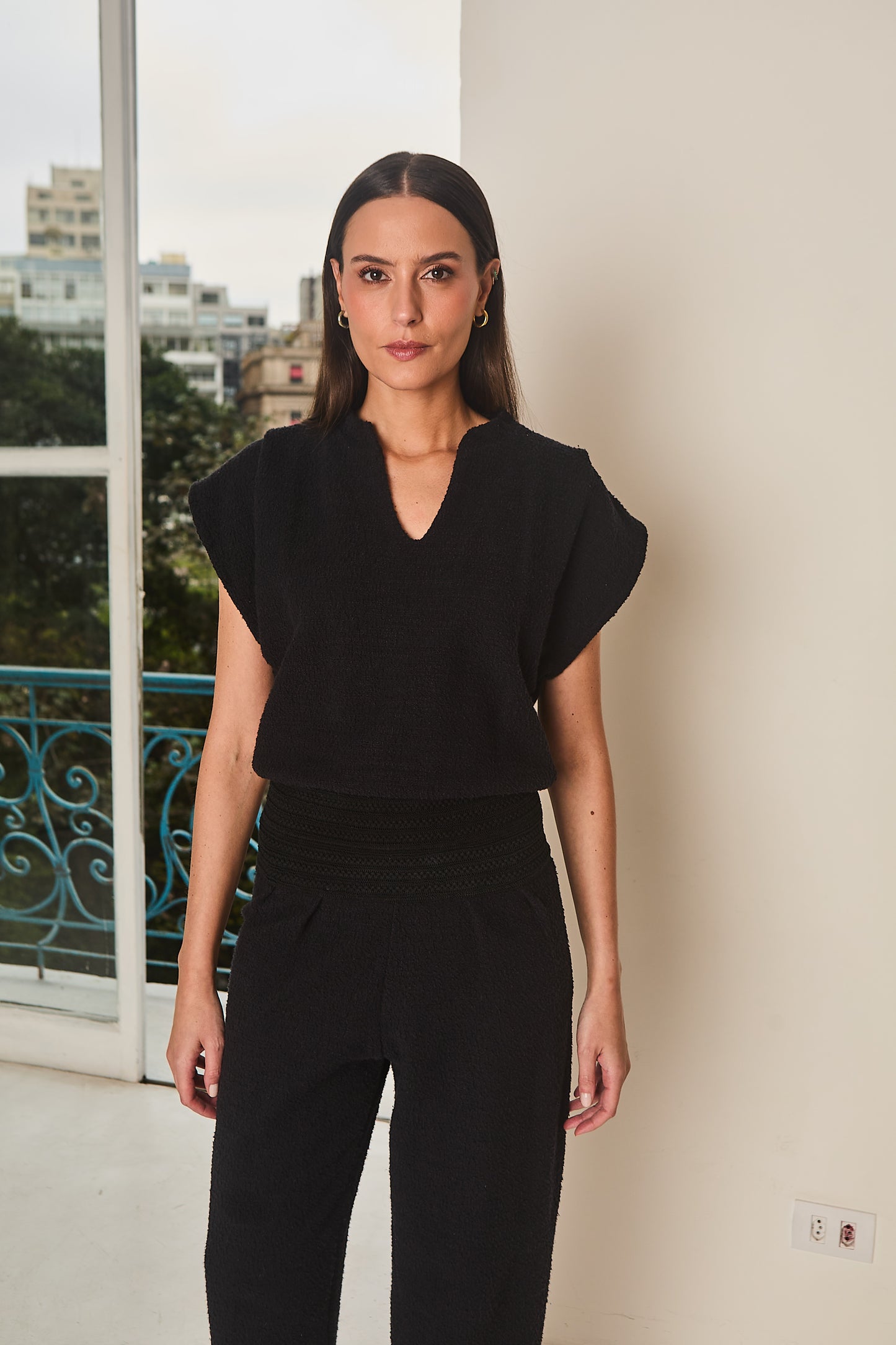 Conjunto em Malha Bouclê