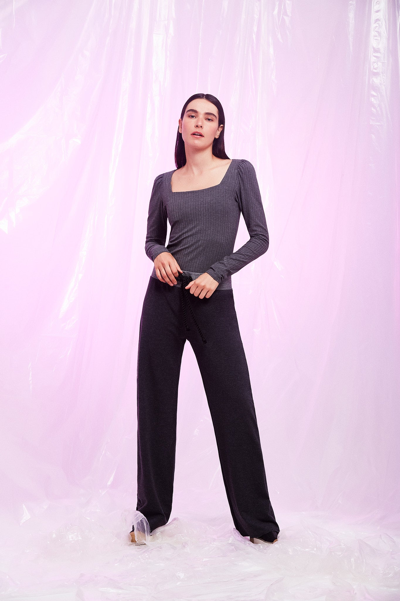 Camiseta Malha Canelada Renata