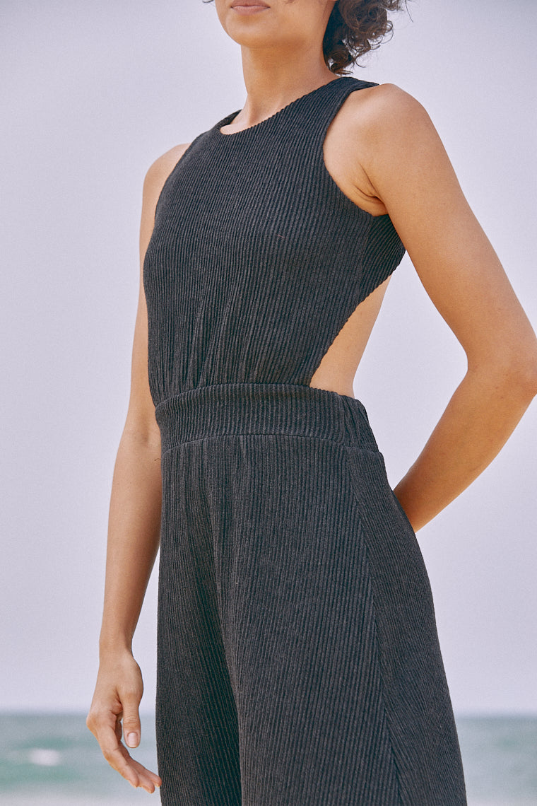 Vestido Malha Canelada Grumari
