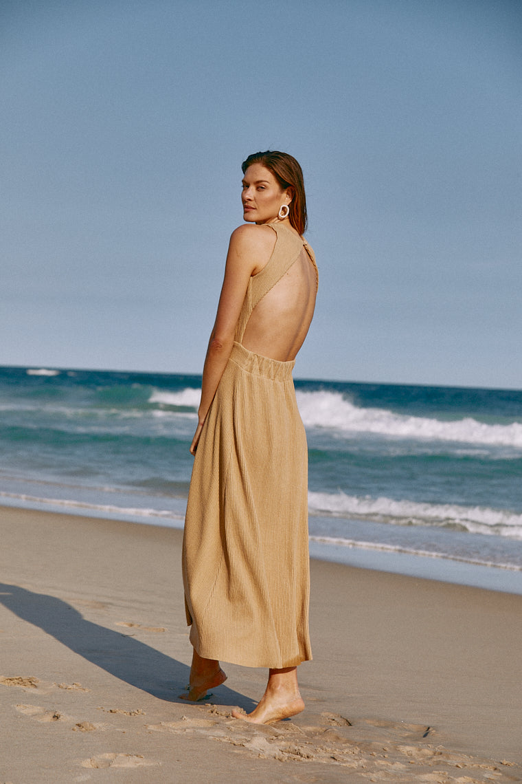 Vestido Malha Canelada Grumari