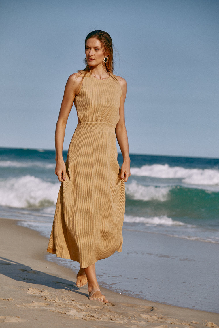 Vestido Malha Canelada Grumari