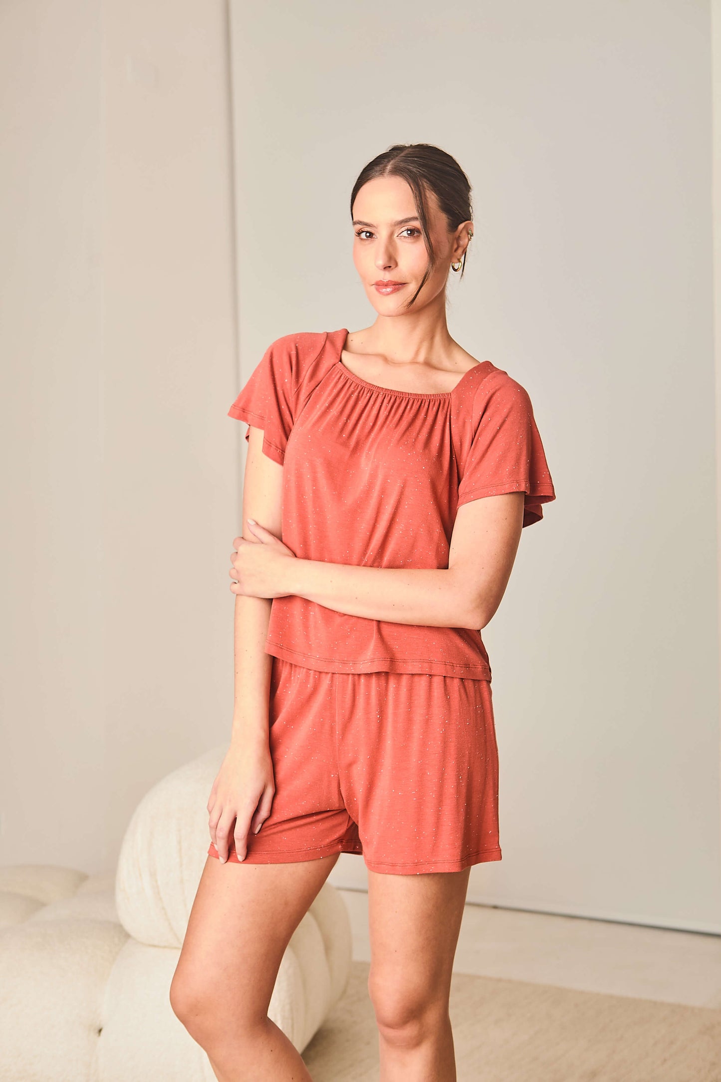 Pijama em Malha Premium Girassol