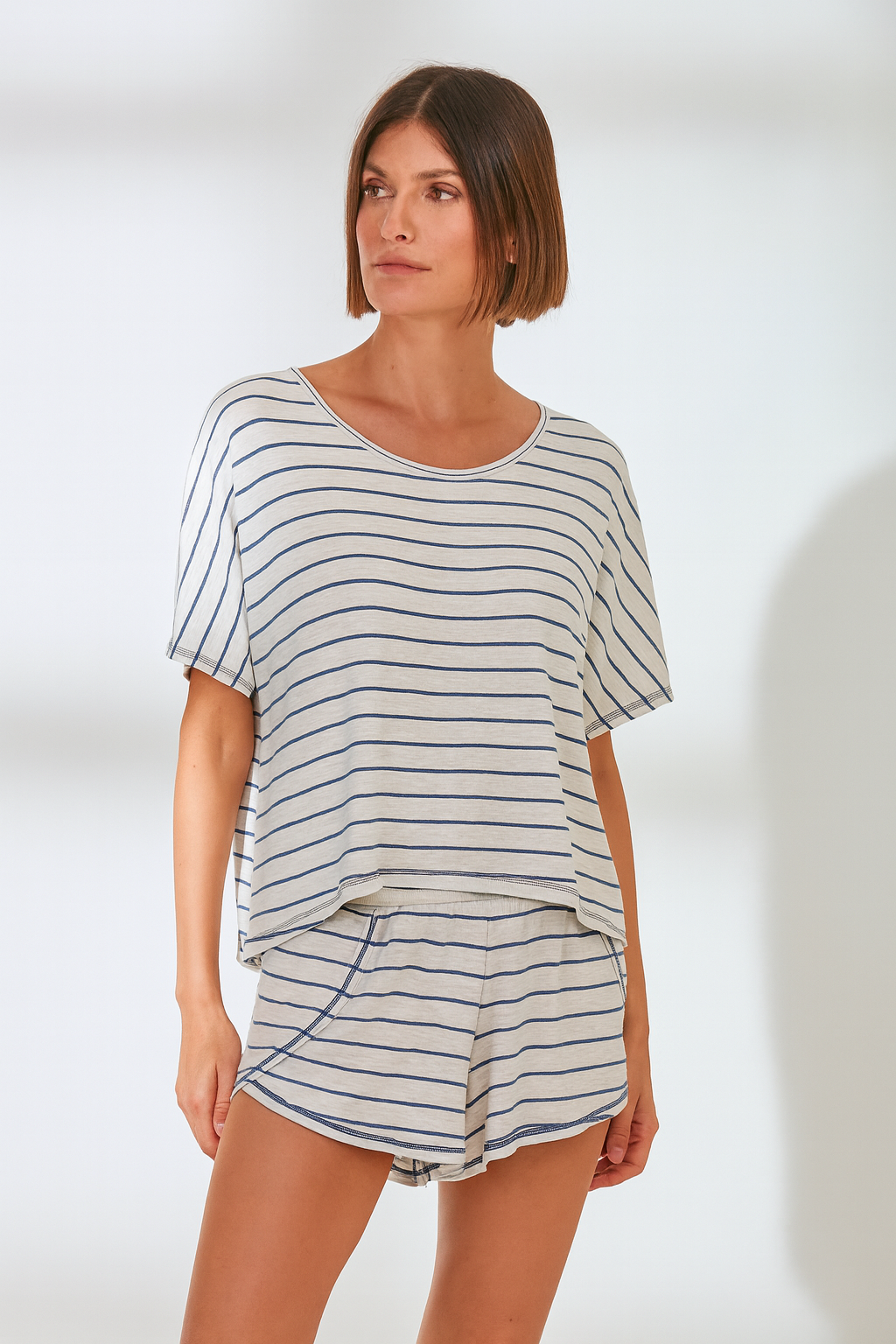 Pijama em Malha Orquidea