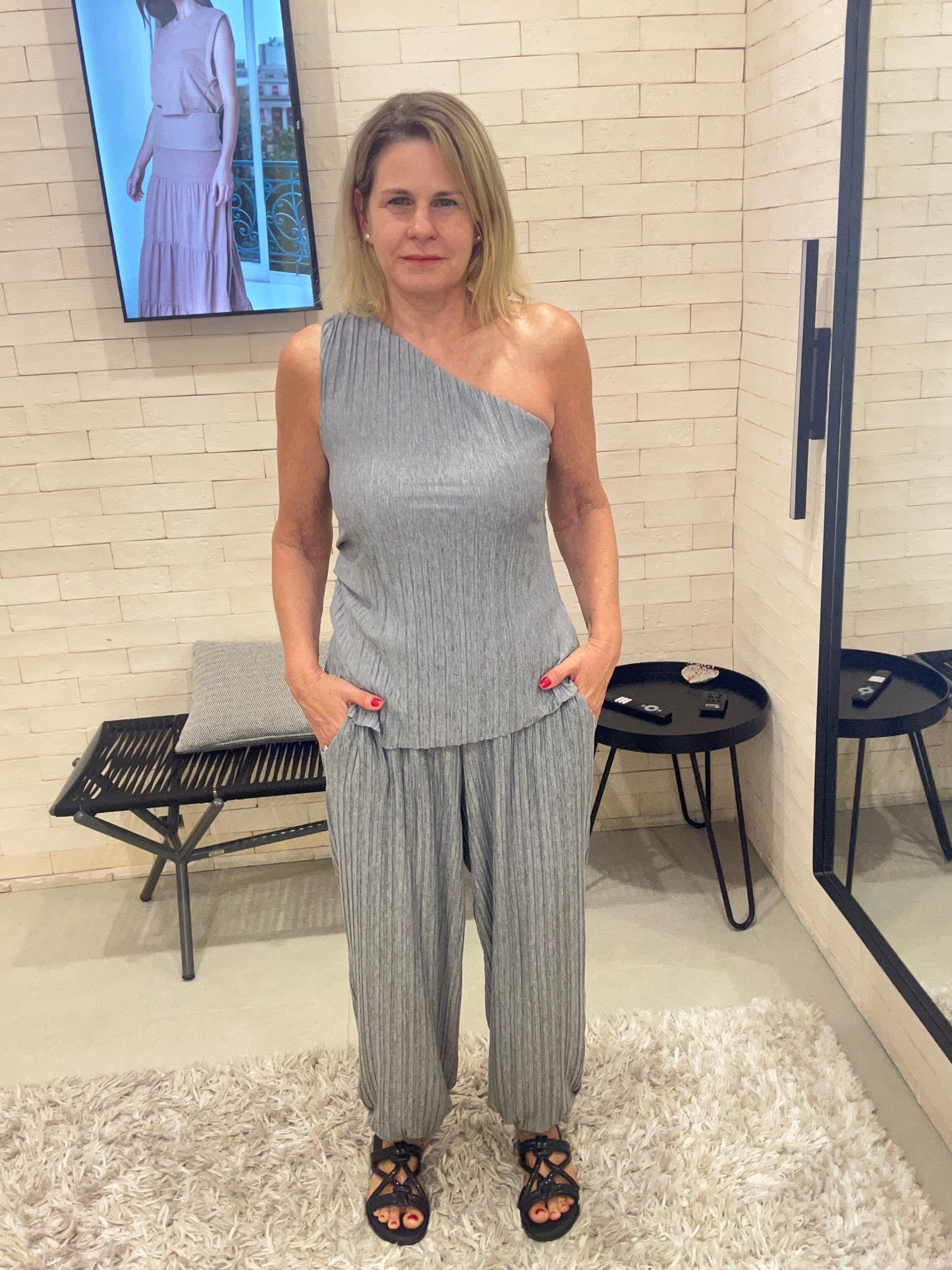 Conjunto Plissado Augusta