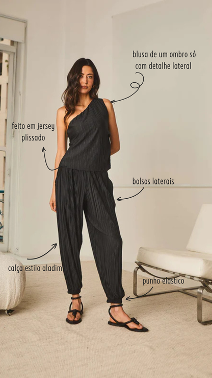 Conjunto Plissado Augusta