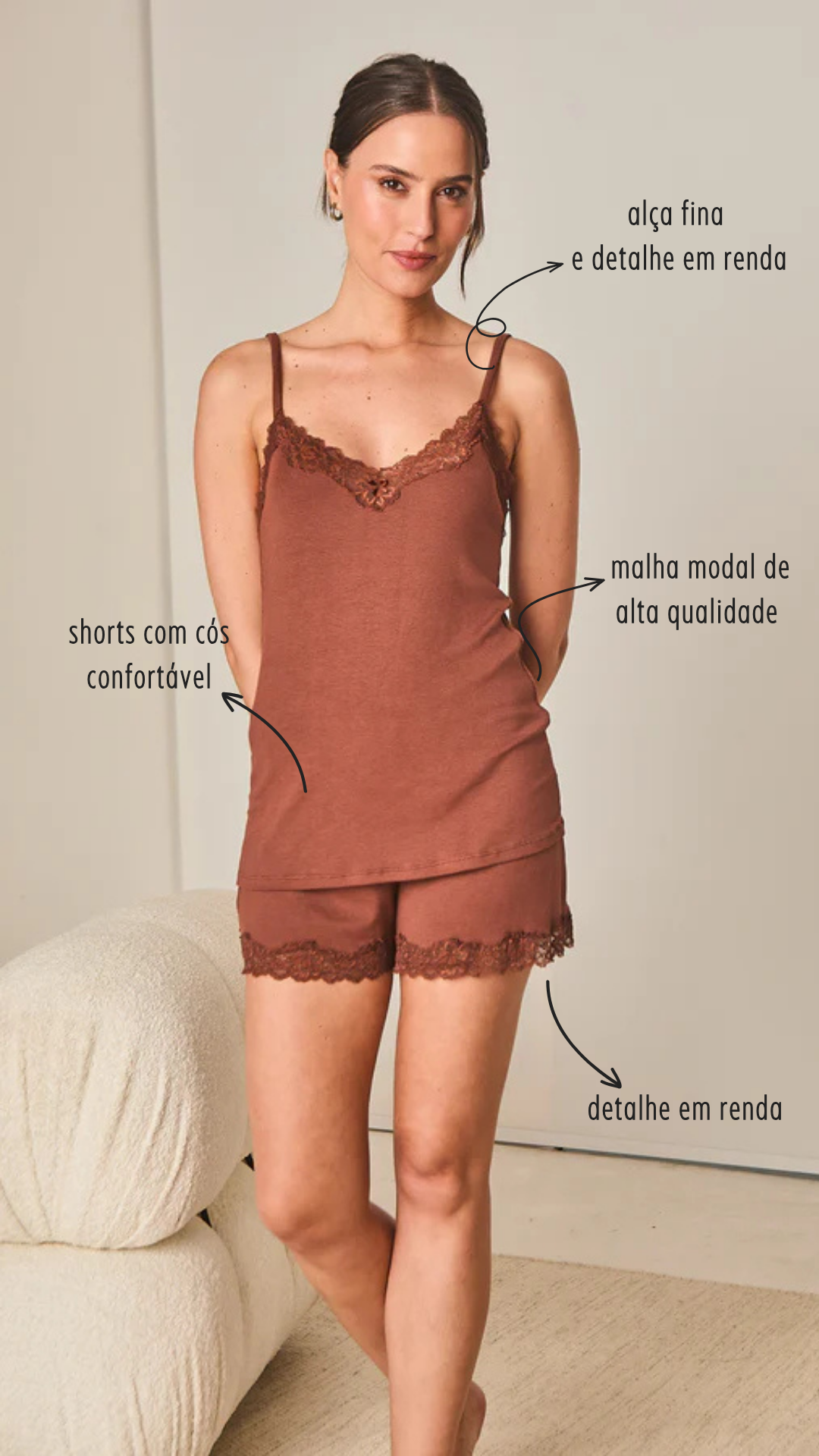 Pijama em Modal Premium Calendula