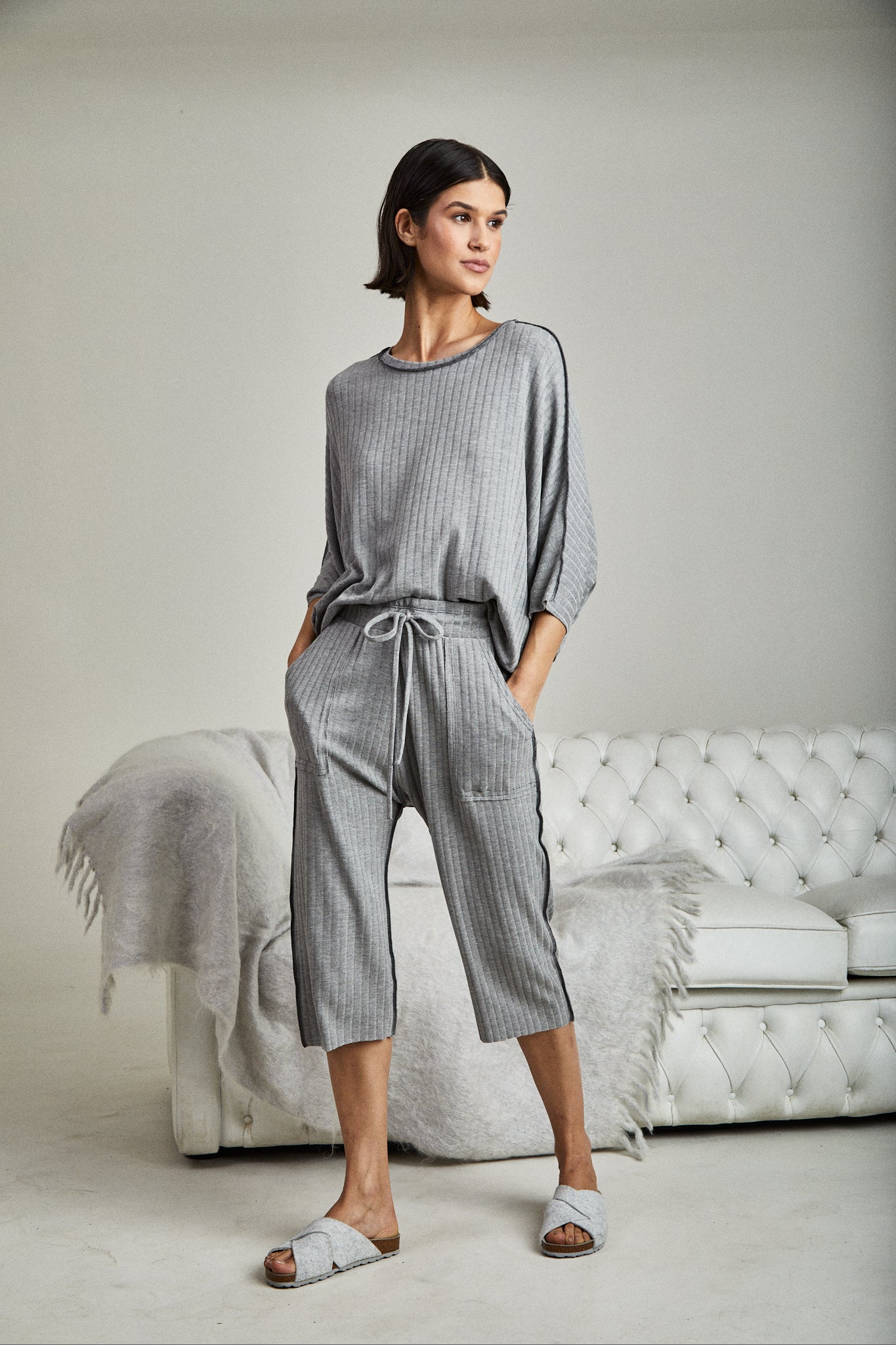 Pijama Malha Canelada Prana