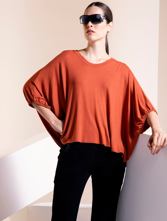 Blusa Malha Morcego