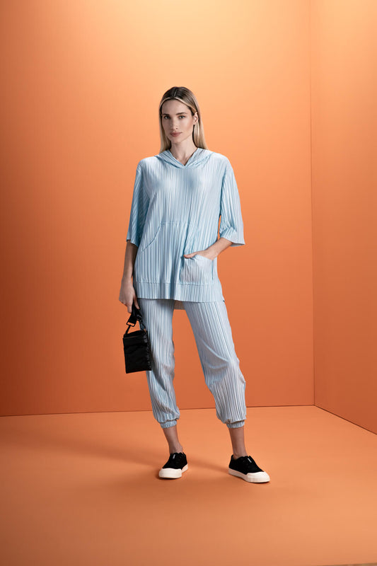 Conjunto Malha Plissada Sammy