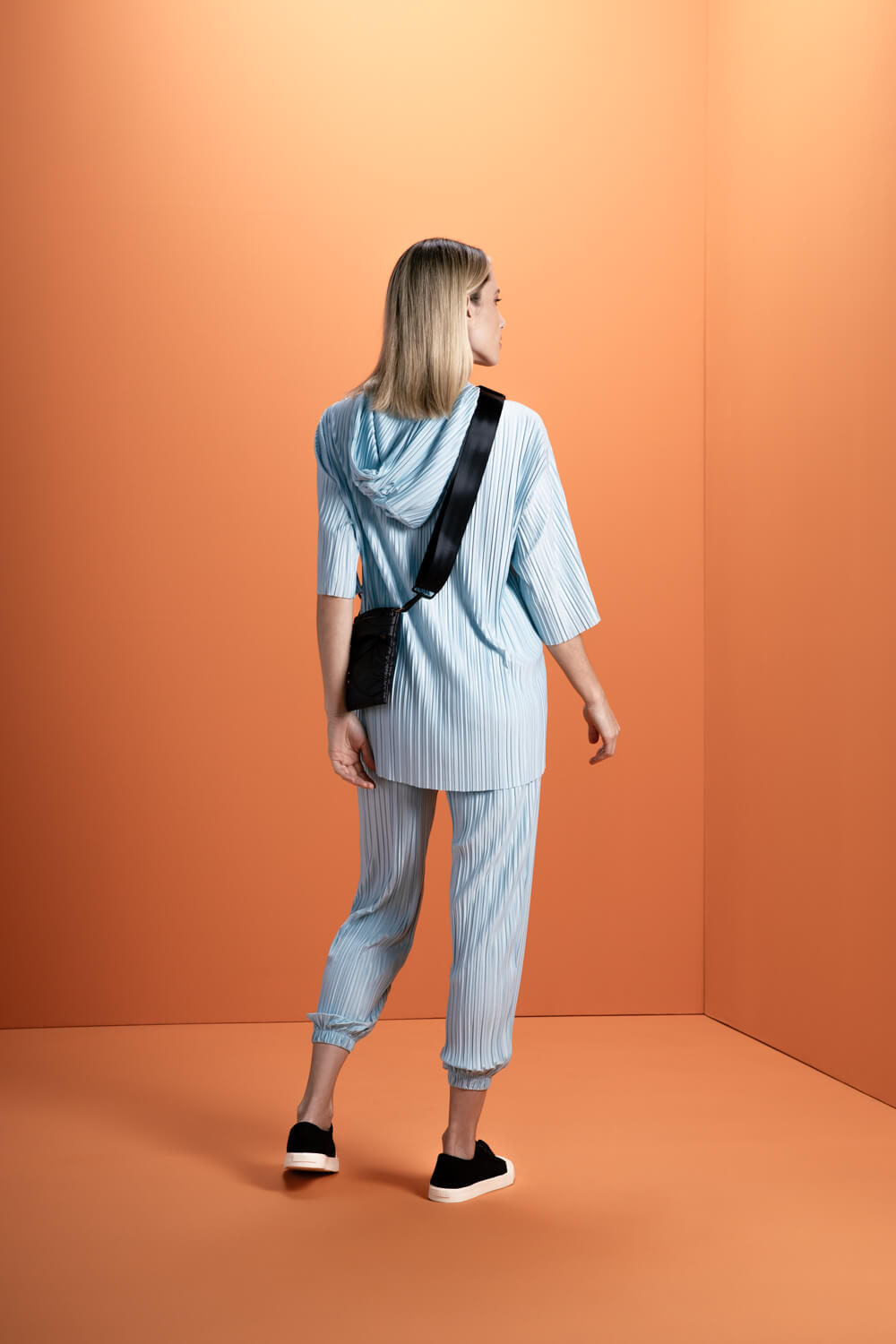 Conjunto Malha Plissada Sammy