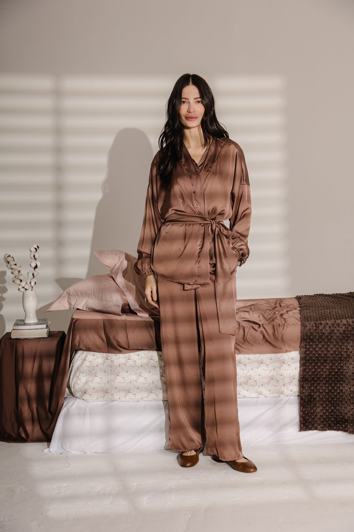 Pijama Cetim Oliva