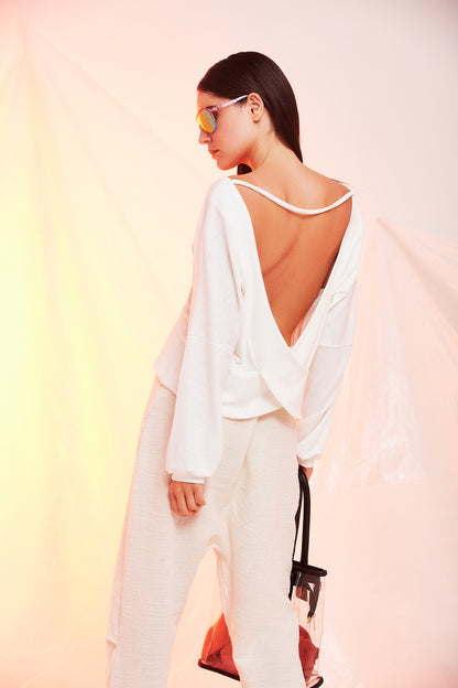 Blusa Malha Costas Nuas