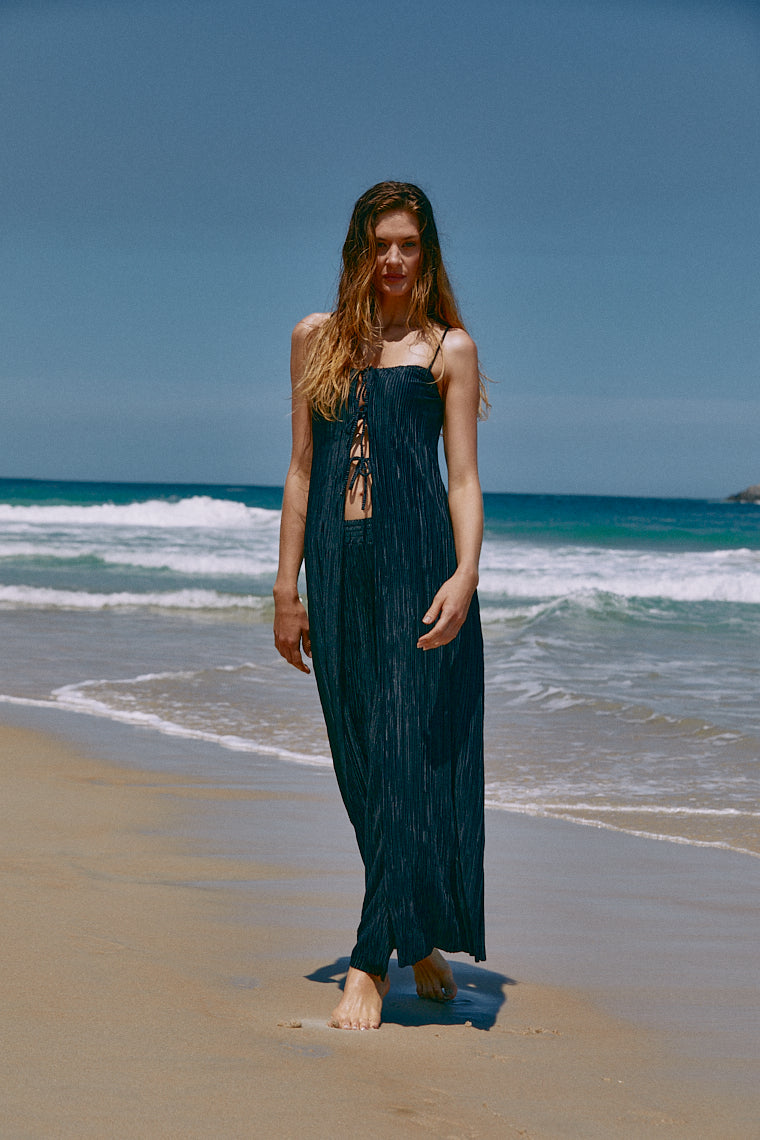 Conjunto Malha Plissada Araras