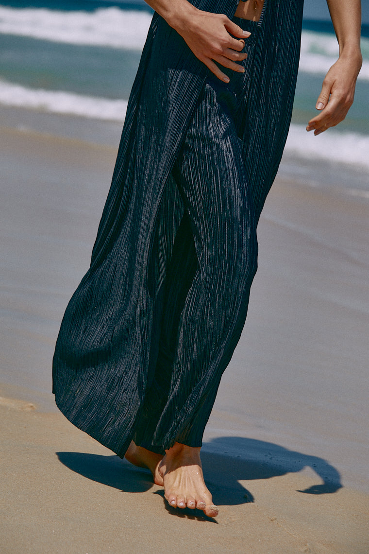 Conjunto Malha Plissada Araras