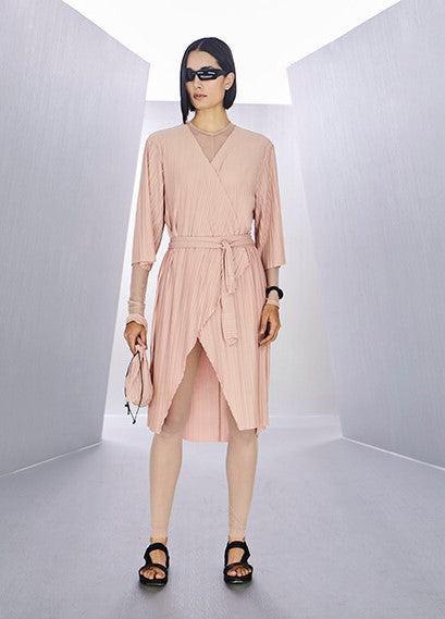 Conjunto Malha Plissada Selma