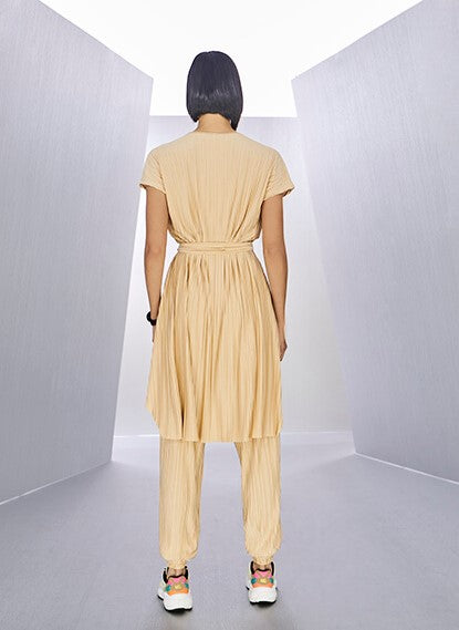 Conjunto Malha Plissada Selma