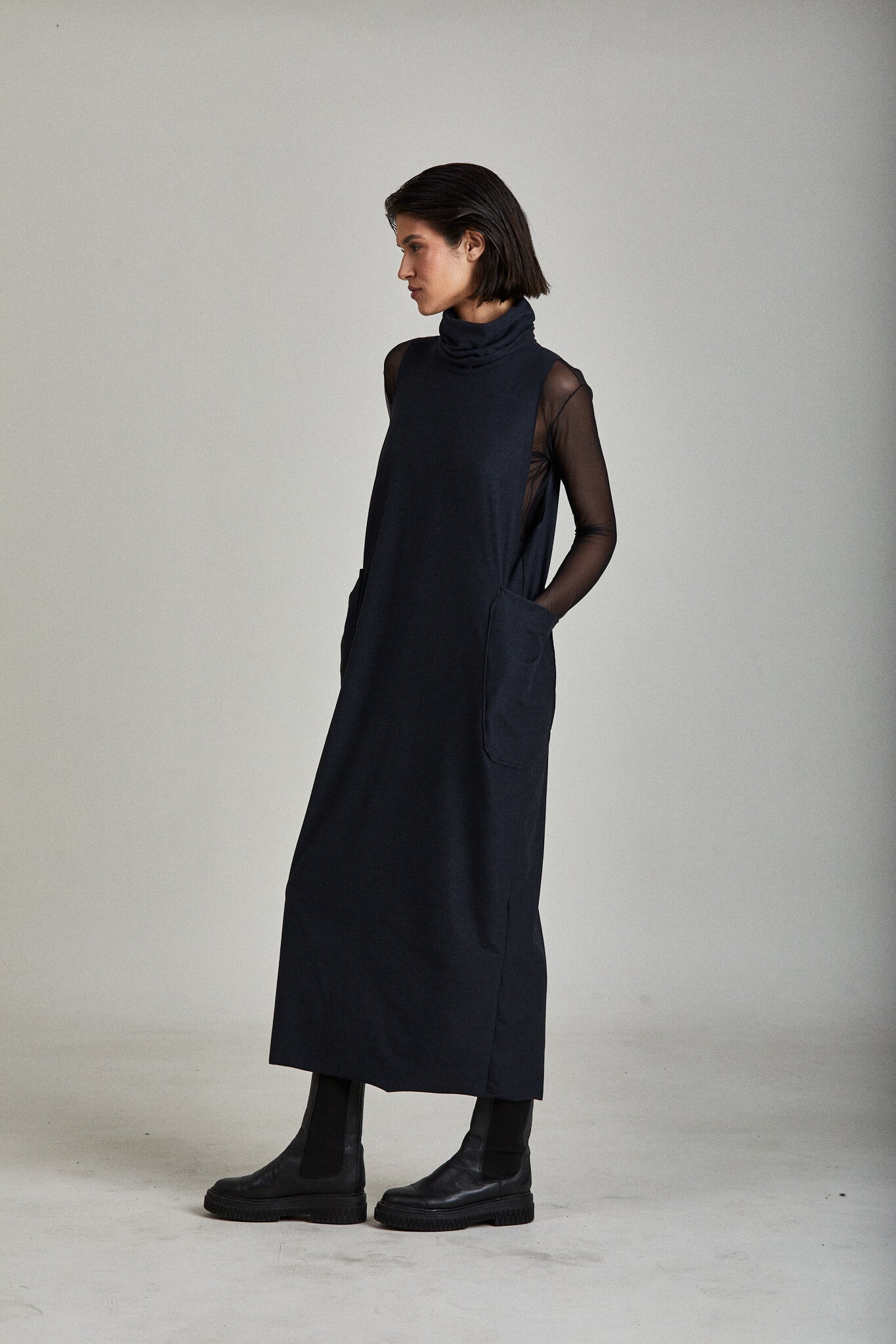 Vestido Malha Thermal Eco