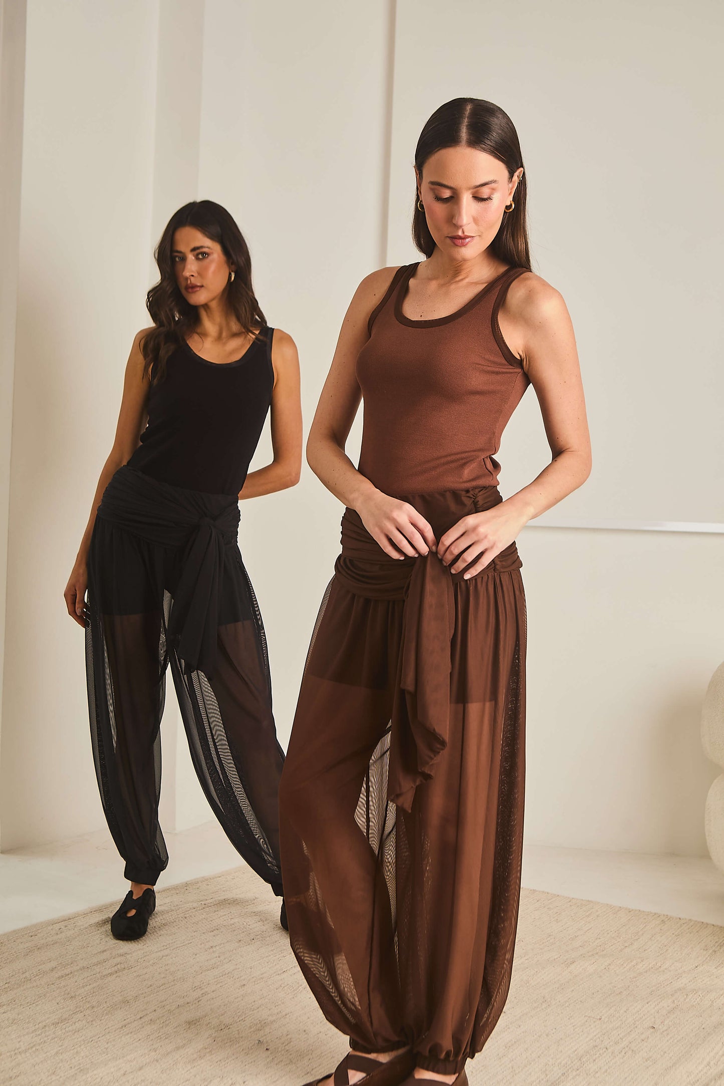 Blusa em Malha Canelada Premium Brigadeiro