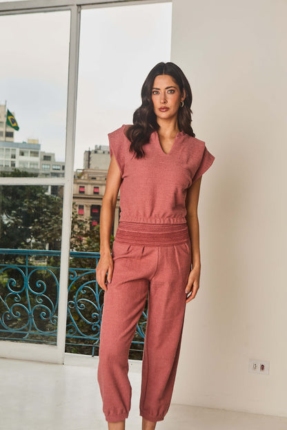 Conjunto em Malha Bouclê Ipiranga