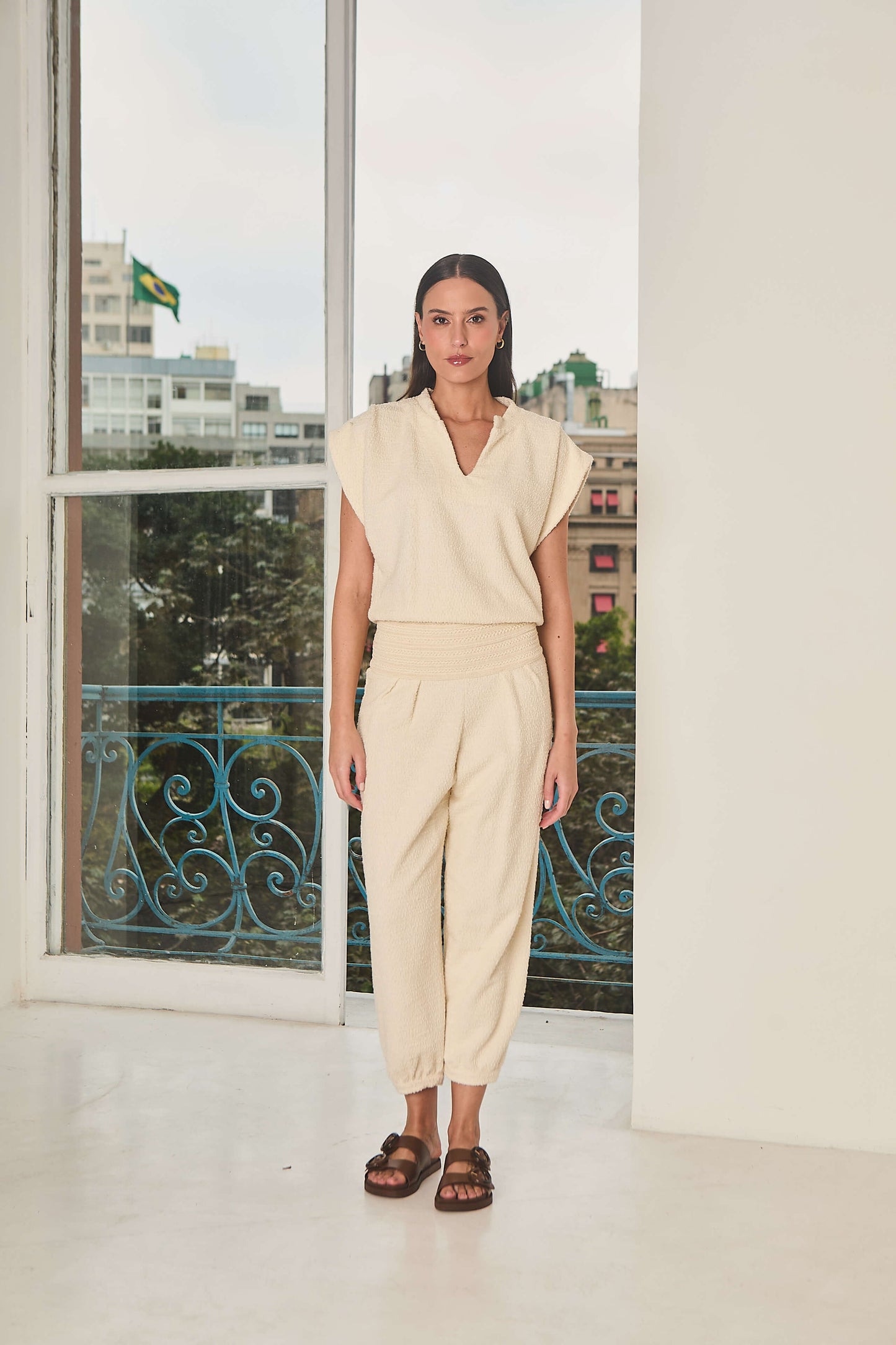 Conjunto em Malha Bouclê Ipiranga