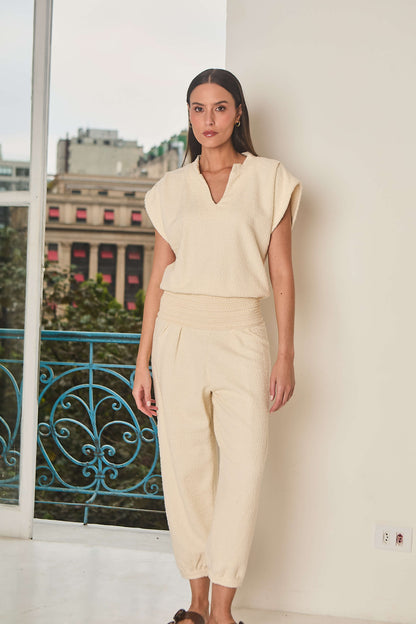 Conjunto em Malha Bouclê Ipiranga