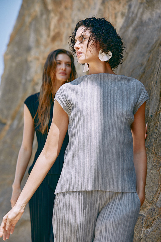 Conjunto Malha Plissada Reserva