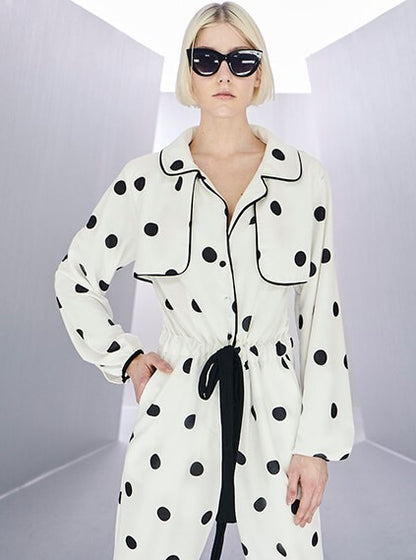 Macacão Moletom e Botões Penina