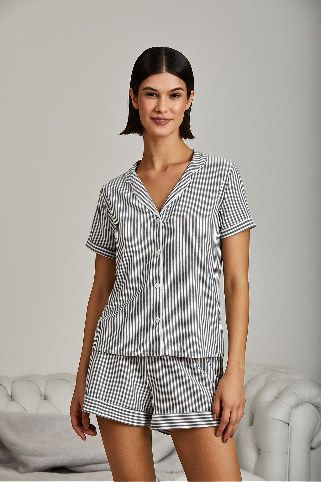 Pijama em Algodão Clara