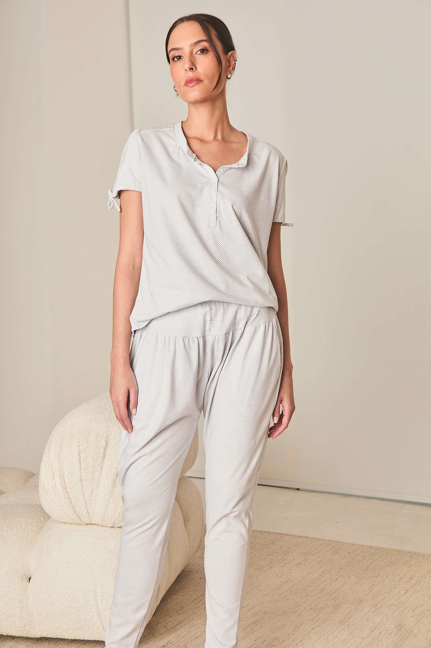 Pijama em Algodão Geranio