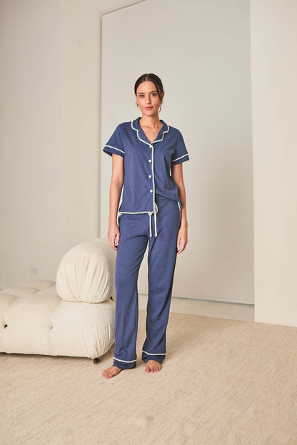 Pijama em Algodão Gerbera