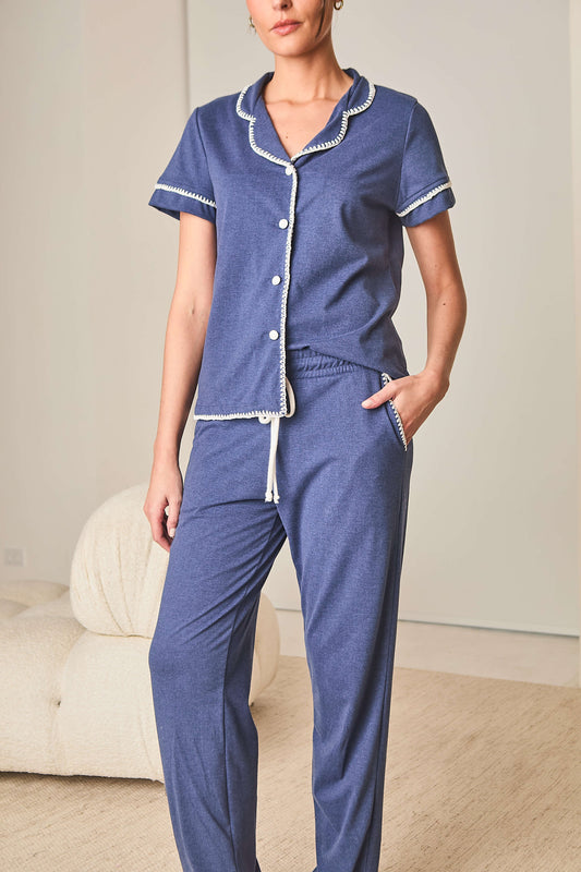 Pijama em Algodão Gerbera