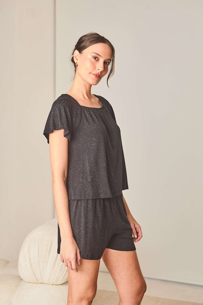 Pijama em Malha Premium Girassol