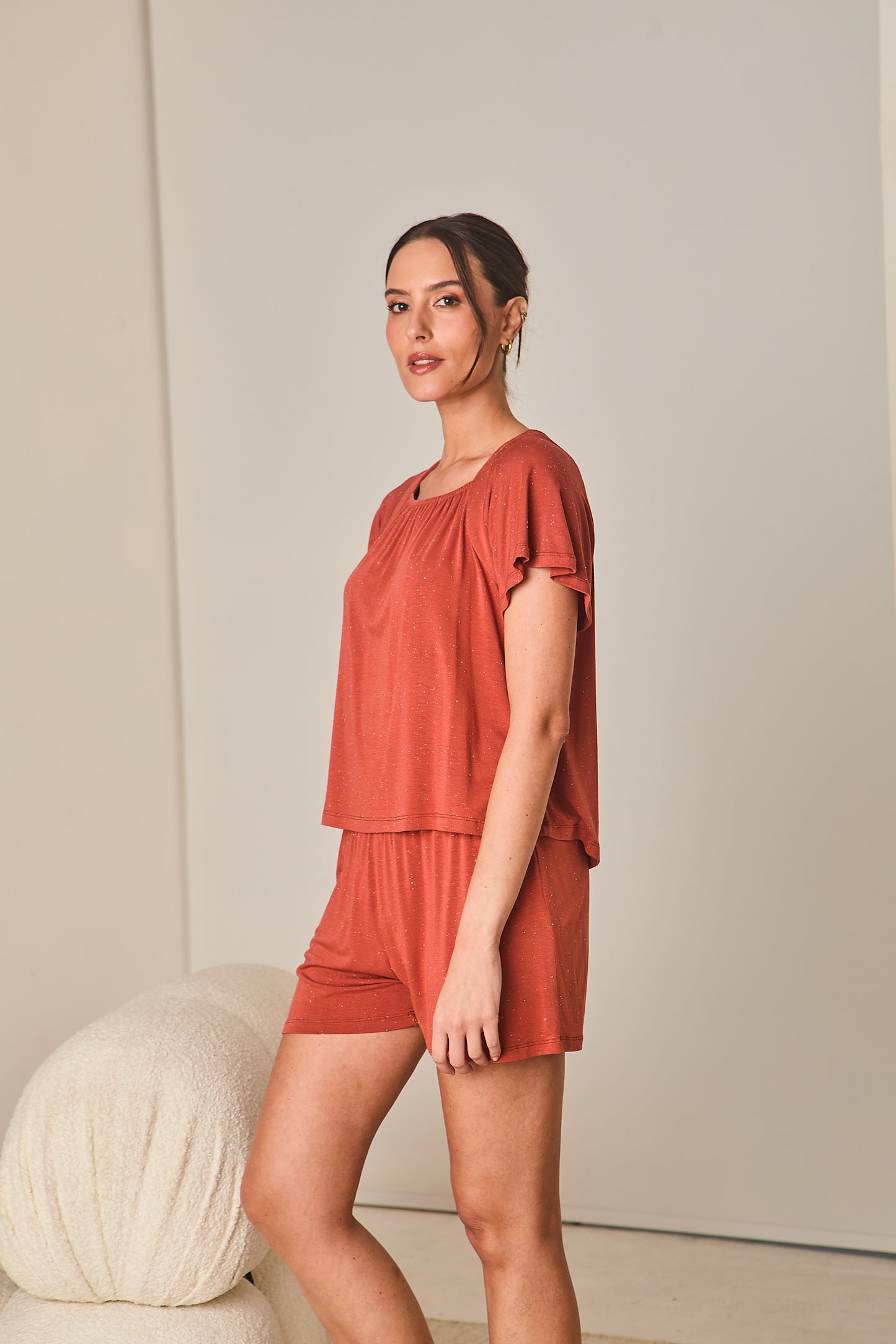 Pijama em Malha Premium Girassol