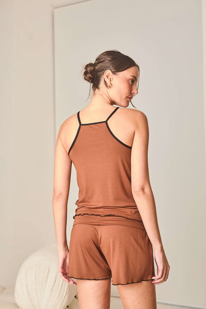 Pijama em Modal Premium Hibisco