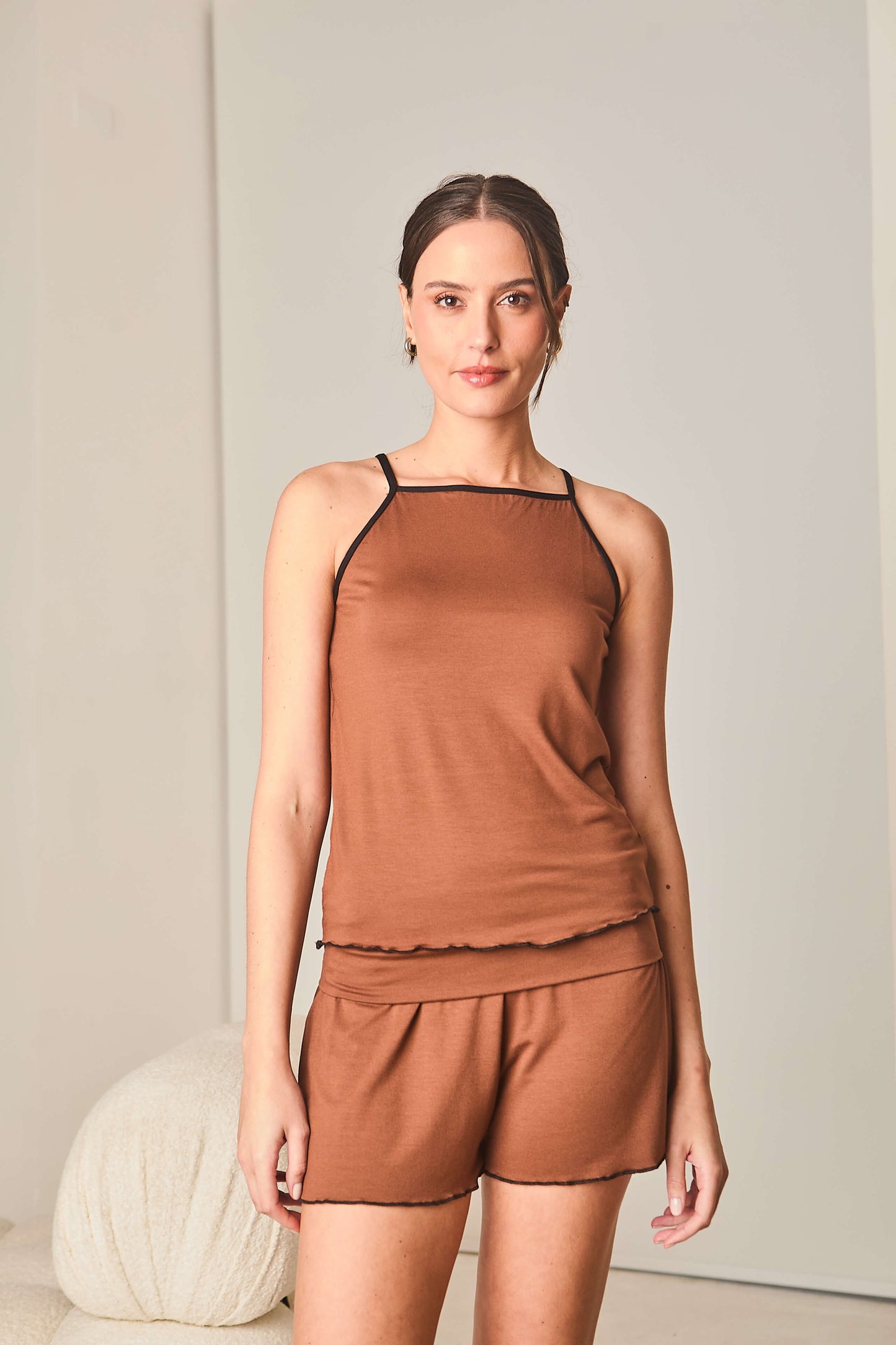 Pijama em Modal Premium Hibisco