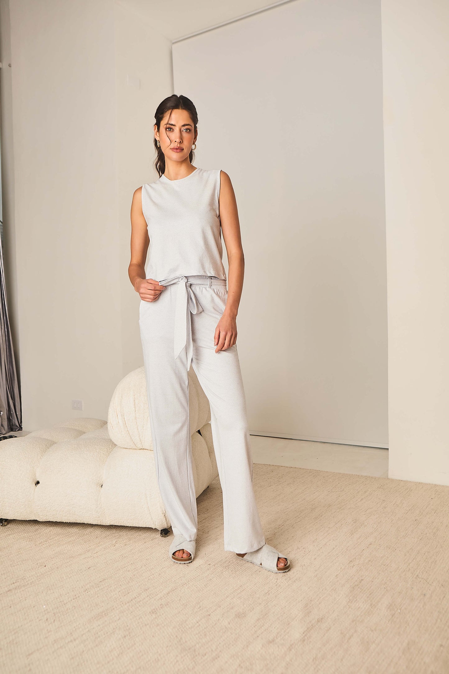 Pijama em Algodão Hortensia