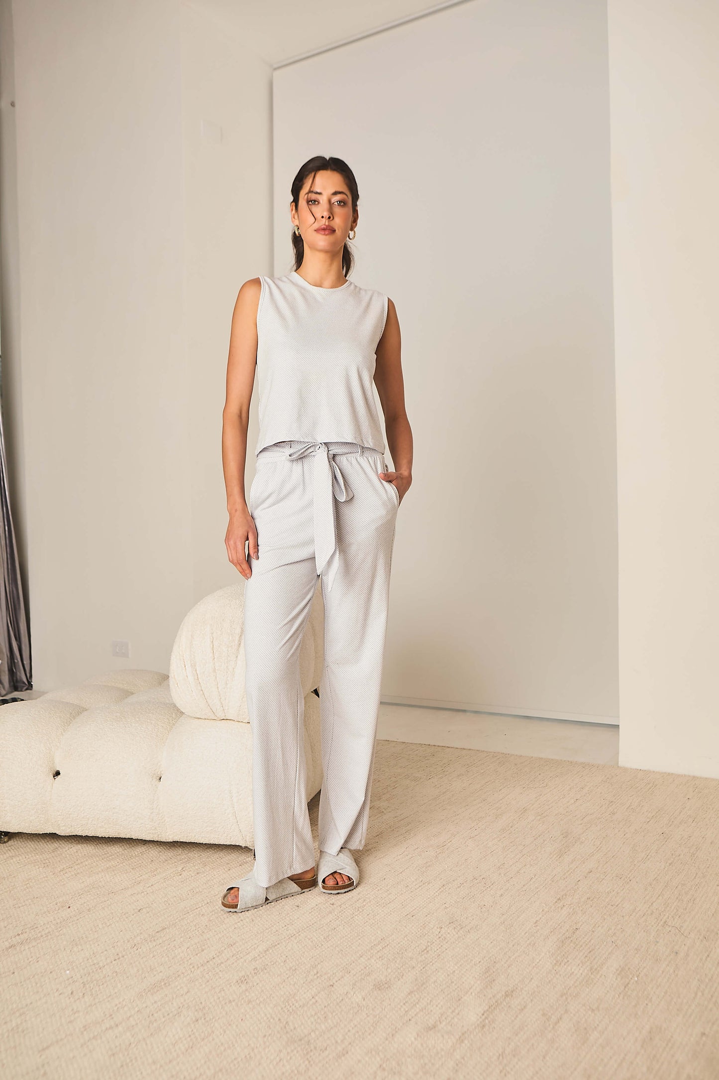 Pijama em Algodão Hortensia