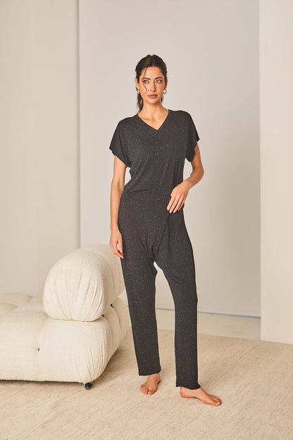 Pijama em Malha Premium Tulipa