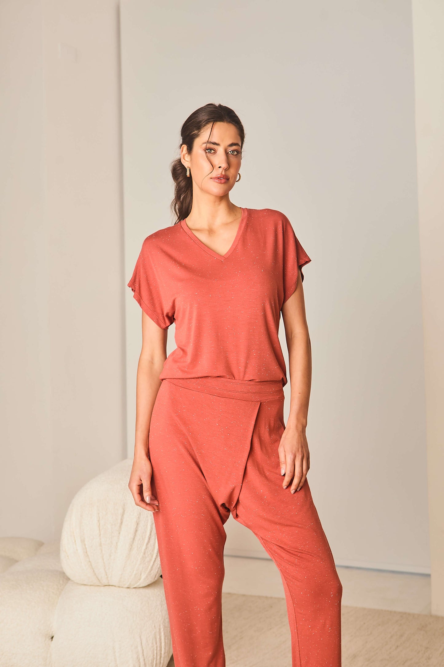 Pijama em Malha Premium Tulipa