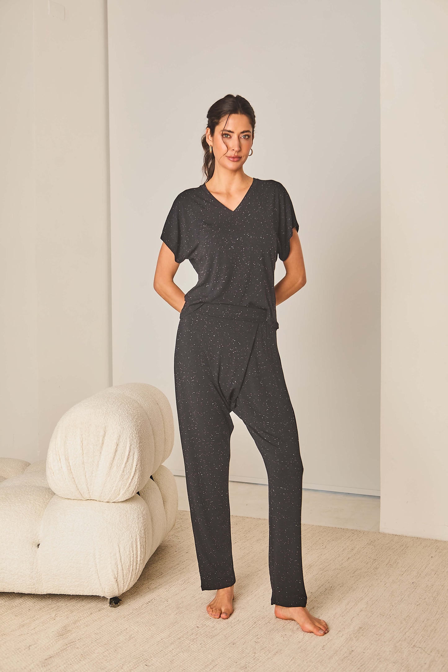 Pijama em Malha Premium Tulipa