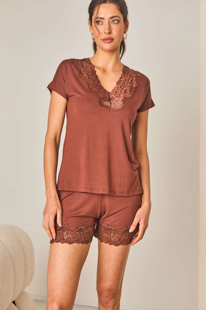 Pijama em Malha Premium Bromelia