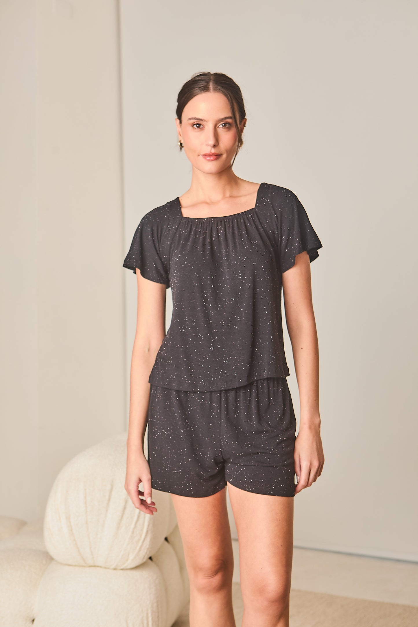 Pijama em Malha Premium Girassol