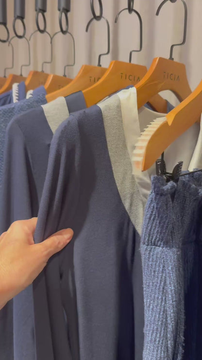 Camisola Amália detalhes em Cetim de Seda