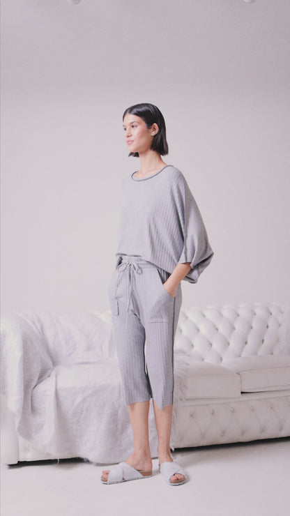 Pijama Malha Canelada Prana
