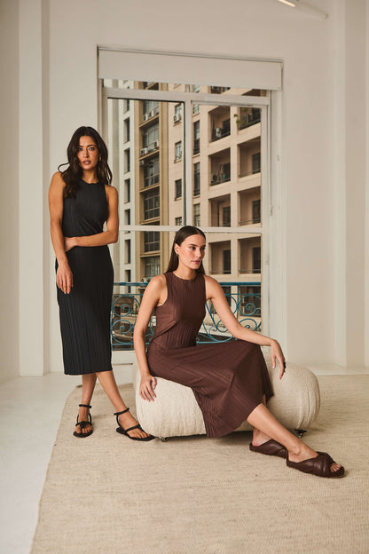 Vestido Plissado Sé